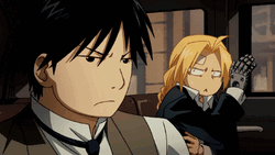 Roy Mustang Fullmetal Alchemist Edward Elric Annoyed GIF