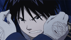 Roy Mustang Fullmetal Alchemist Fire Burst Explosion GIF