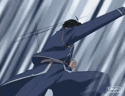 Roy Mustang Fullmetal Alchemist Mini Skirts GIF
