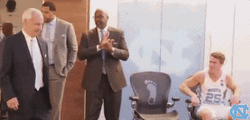 Roy Williams Congratulate His Team GIF
