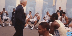 Roy Williams Exchanging High Five GIF