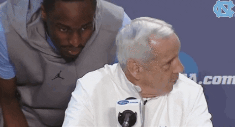Roy Williams Surprise Moment GIF