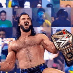 Royal Rumble Winner Drew McIntyre GIF