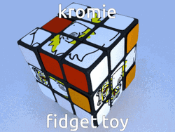 Rubik's Cube Fidget Toy GIF