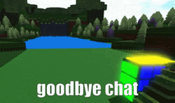 Rubik's Cube Goodbye Chat Minecraft GIF
