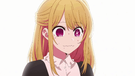Ruby Hoshino Flustered Oshi No Ko Anime GIF