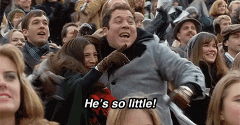 Rudy Going To Run Out The Flag GIF