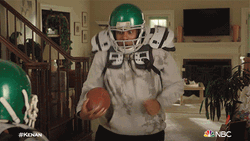 Rugby Player Jumping Out Window GIF