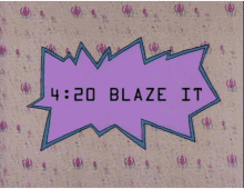 Rugrats Themed 420 Blaze It Animation  GIF