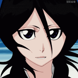 Rukia Kuchiki Closer Look Face GIF