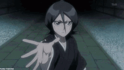Rukia Kuchiki Hold Zanpakuto Sword GIF