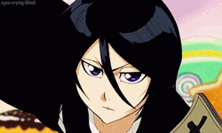 Rukia Kuchiki Purple Eyes GIF