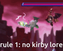 Rule 1 No Kirby Lore Meme GIF