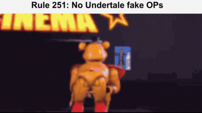 Rule 251 No Undertale Fake Ops Video Game Character GIF