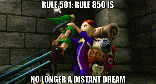 Rule 501 Rule 850 Is No Longer A Distant Dream In A Video Game Scene GIF