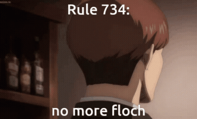 Rule 734 : No More Flock Is Written On A Picture Of A Man GIF