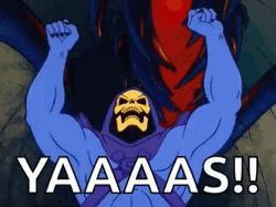 Ruler Of Demons Skeletor Celebrating Yaaaas GIF