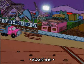 Rumbling Mountain Scary Scene GIF