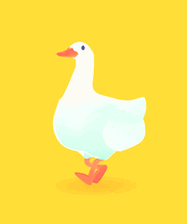 Run 3D Duck GIF