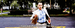 Run Forrest Run To Meet Jenny In City GIF