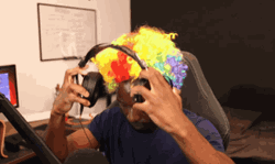 Run It Back Clown Haired Guy GIF