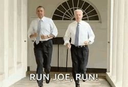 Run Joe Run Obama GIF