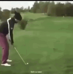 Run Over In Golf Course