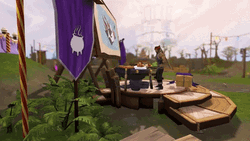 Runescape Character Jumping To A Pond GIF