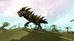 Runescape Dinosaur Walking GIF