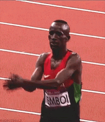Runner Dance Kenya Ezekiel Kemboi GIF