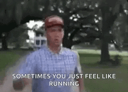 Runner Forrest Gump Movie Quote GIF