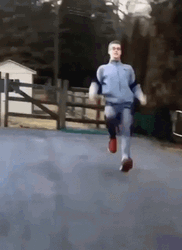 Runner Funny Nerd Guy GIF