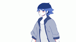 Running Animated Hug GIF