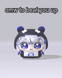 Running Bear Will Beat You Up GIF