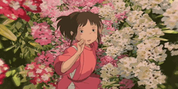 Running Chihiro Ogino Trippy Loop GIF