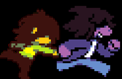 Running Deltarune Video Game Characters GIF