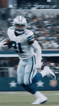 Running Ezekiel Elliott GIF