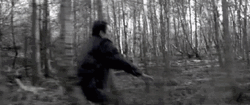 Running Forest Black Sunday GIF
