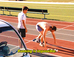 Running Give Up Parks And Recreation GIF