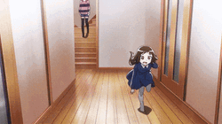 Running Hug Mashiro Mitsumine GIF
