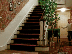 Running Macaulay Culkin Home Alone GIF | GIFDB.com