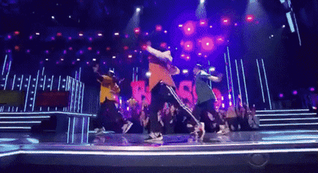 Running Man Bruno Mars Dancing Grammy's GIF