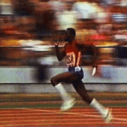 Running Man Carl Lewis Olympic Games GIF