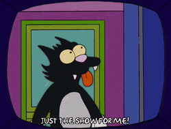 Running Out Of Door Itchy And Scratchy Show GIF