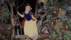 Running Snow White GIF
