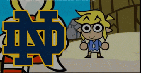 Runs From University Of Notre Dame GIF