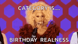 RuPaul Birthday Queen GIF