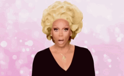 Rupaul Blonde Hair Okurrr GIF