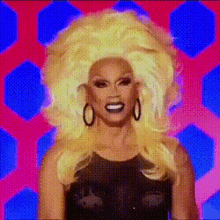 Rupaul Drag Queen Bad Finger Awkward Smile GIF