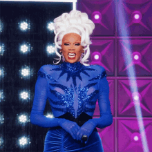 Rupaul Drag Queen Funny Awkward Face GIF
